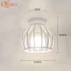 Ceiling Lights Iron Modern Ceiling Lamps For Living Room  Industrial Decor E27 Led Light Fixture Restaurant Lamp Modern Lantern