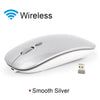 Wireless Mouse Silent Bluetooth Mouse Wireless Computer Mouse Rechargeable Usb Mause Ergonomic Mice Noiseless For Pc Laptop Mute