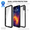 Waterproof Case For Iphone Xr X Xs Max 6 6S 7 8 Plus 360 Full-Body Rugged Clear Back Case Cover With Screen Protector Film