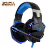 Kotion Each Earphone Gaming Headphones With Microphone Stereo Headset Gamer Headphone  For Computer Earphones Big Gaming Headset