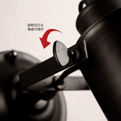  Vintage Adjustable Industrial Metal E27 Wall Light Retro Country Style Sconce Wall Lamp for Loft Bar Cafe Home Corridor