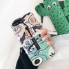 Axbety Silicon Ring Case For Iphone 8 7 6S Plus/Xs Max/Xr/Xs Cover Fashion Cute Cartoon Hide Stand Holder Case For Iphone 7 Plus
