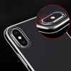 Suntaiho Luxury Glass Case For Iphone Xs Max Xr Cases Ultra Thin Transparent Back Glass Cover For Iphone X 7Plus 8Plus Soft Edge