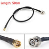 Areyourshop Rg58 Cable Bnc Male Plug To Sma Male Straight Crimp Coax Pigtail 20Cm 50Cm 100Cm 200Cm 500Cm High Quality Cable Wire