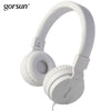 Bass Headphones, Lightweight Stereo Foldable Wired Headphones For Kids Adjustable Headband Headset For Phones Computer Pc Music