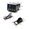 60W Adjustable Wood Burning Kits Pyrography Machine Electric Iron Digital Display Pyrography Set +20Pcs Blade Pyrography Machine