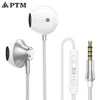 Ptm Earphone Headphones Noise Cancelling Stereo Earbuds With Microphone Gaming Headset For Phone Iphone Xiaomi Ear Phone Pc Mp3