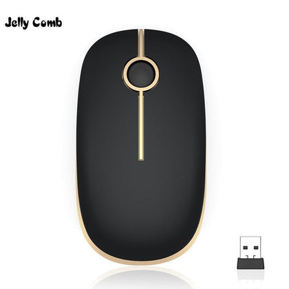 Jelly Comb 2.4G USB Wireless Mouse for Laptop Ultra Slim Silent Mause For Computer PC Notebook Office School Optical Mute Mice
