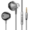 Loppo Hd4 Professional In-Ear Earphones Metal Bass Hifi Music Earphone With Mic For Xiaomi Iphone 5 6 Se Wired Earphone