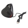 Hot Sale 5D Wired Optical Gaming Mouse High Quality 2400Dpi 2.4Gh Vertical Ergonomic Upright Vertical Mouse For Desktop & Laptop (Black)