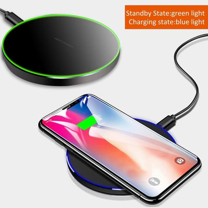 YILIZOMANA Qi Wireless Charger for iPhoneX XS/XS MAX  8 8 Plus For Samsung Note 8 Galaxy S9/8,S8/9 Plus,S7,S9,S6 Edge Charger