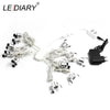 Lediary 12V Mini Led Spot Downlights Dimmable Lamp Set Remote Controller Ceiling Recessed 1.5W 27Mm Hole Silvery Cabinet Lights