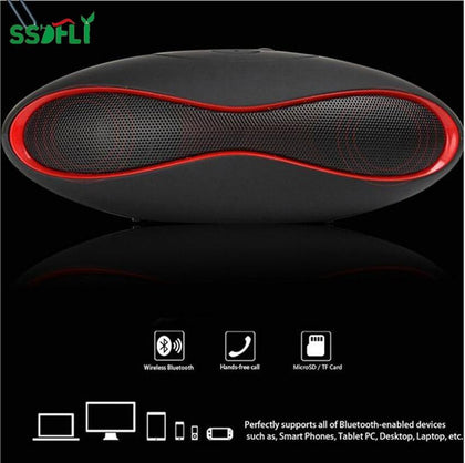 Ssdfly Mini Wireless Bluetooth Speakers Handsfree Portable Handsfree sound Support TF Card USB Built In MIC Audio Receiver