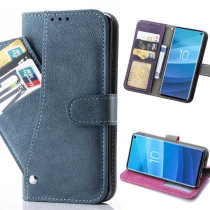 Flip Book Case For Samsung S10 PLUS Case S10e S10 lite PU Leather Stand Wallet Case For Samsung S8 S9 NOTE9 Case Cover Conque