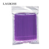 500Pcs/Lot Micro Brushes Make Up Eyelash Extension Disposable Eye Lash Glue Cleaning Brushes Free Applicator Sticks Makeup Tools