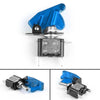 Areyourshop Toggle Switch 12V 20A Cover Led Light Rocker Toggle Switch Spst On/Off Car Truck Boat 6 Colors Wholesale Connector