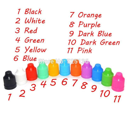 10Pcs Plastic Bottle 3ml/5ml/10ml/20ml/30ml/50ml/100ml/120ml LDPE Empty Pen Bottle Squeeze Juice Eye Dropper Bottle with Funnel