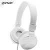 Hifi Stereo Metal Wired Headphone Foldable Headset Fm And Over-Ear Adjustable With Mic For Smart Phone For Mobile Gorsun Gs776