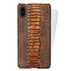 Langsidi Natural Leather Ostrich Foot Mobile Phone Case For Iphone X Xr Xs Max 8Plus 8 7 7Plus 6 6S 6Splus Luxury Shell Cover