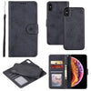 Xr Shell For Iphone Xs Max Case Retro Leather Wallet 2 In 1 Magnetic Detachable Flip Case For Iphone 5 Se 6 8 7 Plus Cover Coque