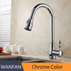 Kitchen Faucet Brass Brushed Nickel High Arch Kitchen Sink Faucet Pull Out Rotation Spray Mixer Tap Torneira Cozinha Gyd-7117