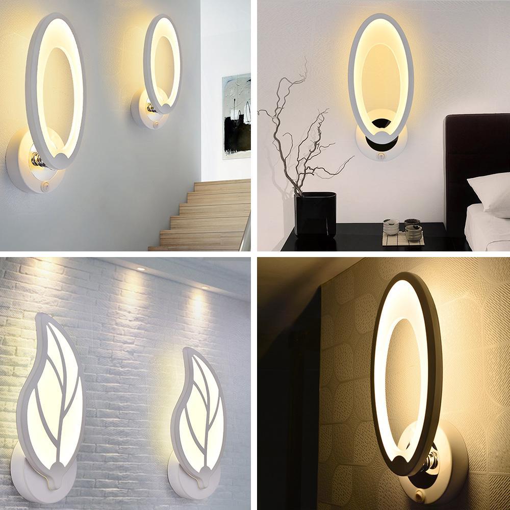 Wall Lamps Sconce With Switch Bedroom Home Modern Bathroom Indoor Lighting Wall Sconces Luminaire Deco Stairs Led Wall Lights