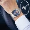 Lige Men Watches Automatic Mechanical Watch Fashion Diamond Clock Male Stainless Steel Waterproof Watch Men Relogio Masculino