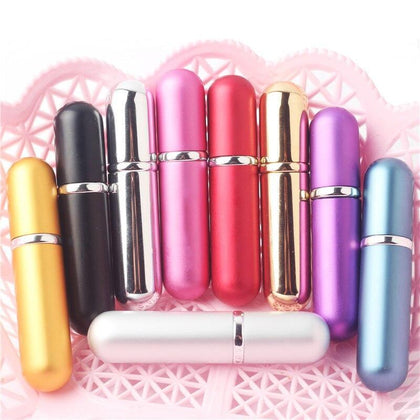 1 Pcs Hot Selling 5ml Refillable Portable Mini perfume bottle &Traveler Aluminum Spray Atomizer Empty Parfum bottle
