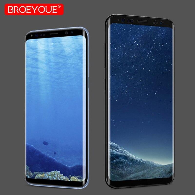 Full Cover Glass For Samsung Galaxy S8 Plus S6 Edge S9 Plus Tempered Glass Screen Protector Phone Glass For Samsung S7 Edge Plus