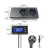 Ketotek Kt4000 Digital Thermostat Temperature Controller Waterproof Sensor Us Eu Plug Outlet Lcd 2 Stage Heating Cooling Mode