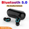 5.0 Bluetooth Earphone Mini Bluetooth Headphone In-Ear Headset For 6 Hours Working Wireless Earbuds Bass Automatically Pairing