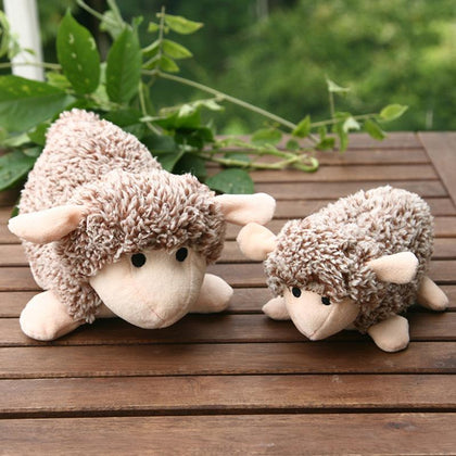  Dog  Puppy Plush Toys Pet Puppy Chew Squeaker Squeaky Plush Sound Hedgehog Sheep Monkey Cow  Dumb Pet Talking Toys Dog Cat Toy
