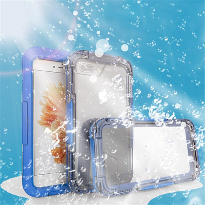 IP-68 Waterproof Heavy Duty Hybrid Swimming Dive Diving Case For iPhone 7 6 6S Plus Cover Water/Dirt/Shock Proof Phone Bag Cases