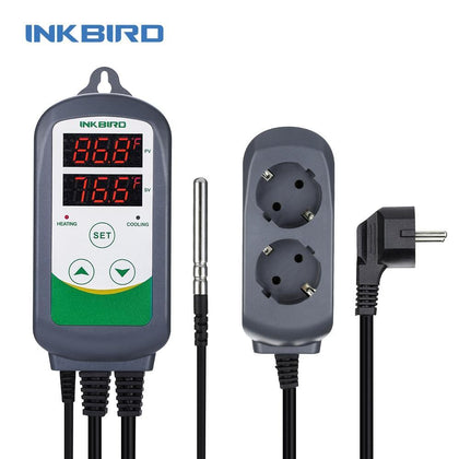 Inkbird ITC-308 Heating and Cooling Dual Relay Temperature Controller, Carboy, Fermenter, Greenhouse Terrarium Temp. Control