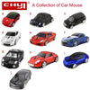 Chyi Car Mouse Ergonomic 2.4Ghz 1600 Dpi A Collection Of Famous Cars Wireless Usb Receiver Sports Car Mice For Pc Laptop Desktop