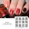 Kads Fashion Design Nail Stamping Plates Nail Art Stamp Template Plate Geometric Image Plate Diy Stamp Nail Stencil Tool Kits