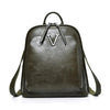 New Vintage Women Backpack High Quality Leather Brand Female Shoulder Bag Lady Multifunction Backpack Hot School Bags For Girls