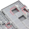 Aidetek Smd Storage Smt Resistor Capacitors Assortment Box Kit Lab Electronics  Cases & Organizers Storage Box Plastic Boxall96
