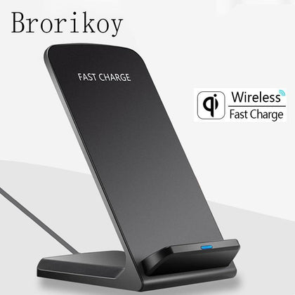Qi Wireless Charger Dock USB Fast Charging for iPhone X Xs Samsung S8/S9 Note 8 Plus Adapter 10W Wireless Quick Chargers Holder