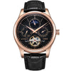 Lige Brand Men Watches Automatic Mechanical Watch Tourbillon Sport Clock Leather Casual Business Retro Wristwatch Relojes Hombre