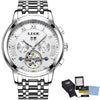 Lige Men Watches Top Brand Luxury Business Automatic Mechanical Watch Men Full Steel Sport Waterproof Watch Relogio Masculino