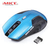 Imice Wireless Mouse Ultra Thin Usb Pc Mice 2.4Ghz Optical Ergonomic Mouse 6 Button Computer Mice Wireless For Laptop Office Use