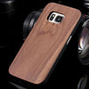 Real Wood Case For Iphone X 8 7 6 6S Plus 5S Se Cover Natural Bamboo Wooden Hard Phone Cases For Samsung Galaxy S8 S6 Edge Plus