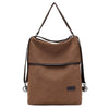 Fashion Women Backpack Simple Canvas Backpack Large Capacity Bookbag Waterproof Anti Theft Travel Backpack Mochilas Mujer 2018