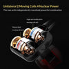 Topk Wired Earphone For Phone Dual Driver Hifi Stereo In-Ear Headset 3.5Mm Sport Running Earphones With Microphone Earbuds  (Black)