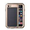 Shockproof Doom Armor Waterproof Metal Aluminum Phone Cases For Iphone X 8 7 6 6S Plus 5S Se Case Cover Screen Glass Film