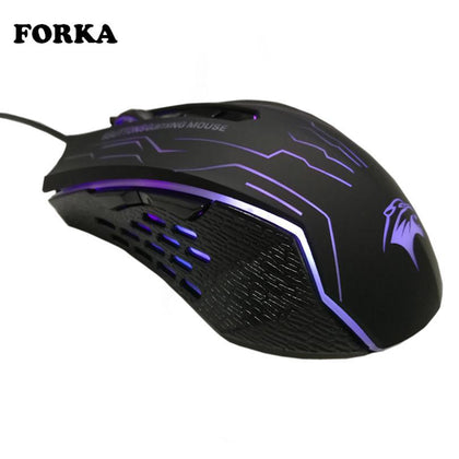 Silent/Sound Wired Gaming Mouse Gamer 6 Buttons 3200DPI USB LED Optical Computer Mouse Mice for PC Laptop Game LOL Dota 2