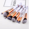 Fld 10 Pcs/ 8 Pcs Professional Makeup Brush Set Tools Powder Foundation Eyeshadow Lip Eyeliner Blush Marble Face Makeup Brushes