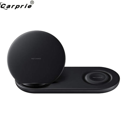 2 in 1 Fast Charging Wireless Charger Pad For Samsung Galaxy S10/S10/S2/S3 for iphone x/8 watch & Smart Phone 90305
