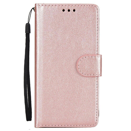For iPhone 7 6S Plus Case For iPhone SE PU Leather Wallet Case with Kickstand and Flip Cover for iPhone X XS XR XS MAX Rose Gold